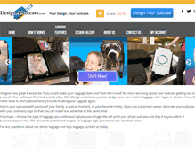 Tablet Screenshot of designasuitcase.com